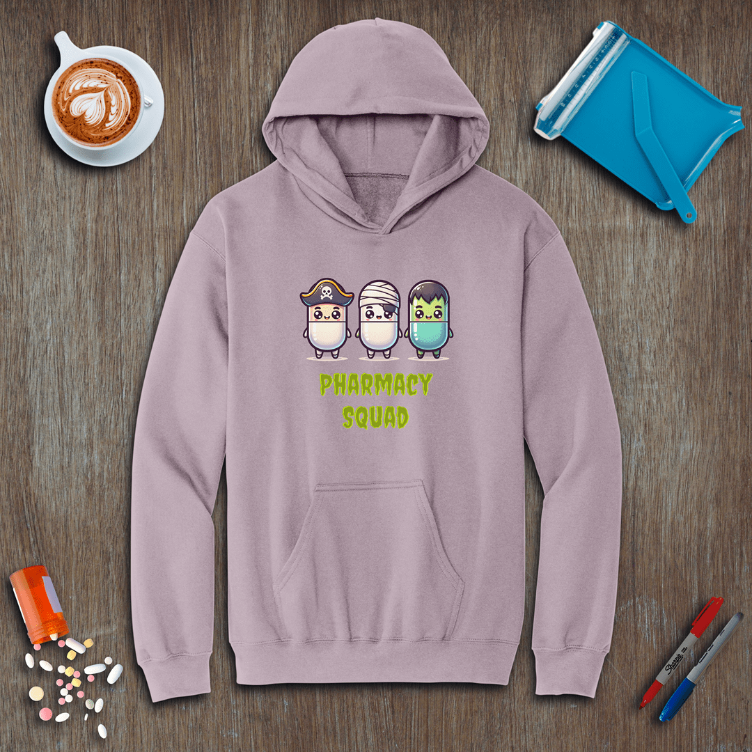 Pharmacy Squad of 3 - Halloween Fleece Hoodie