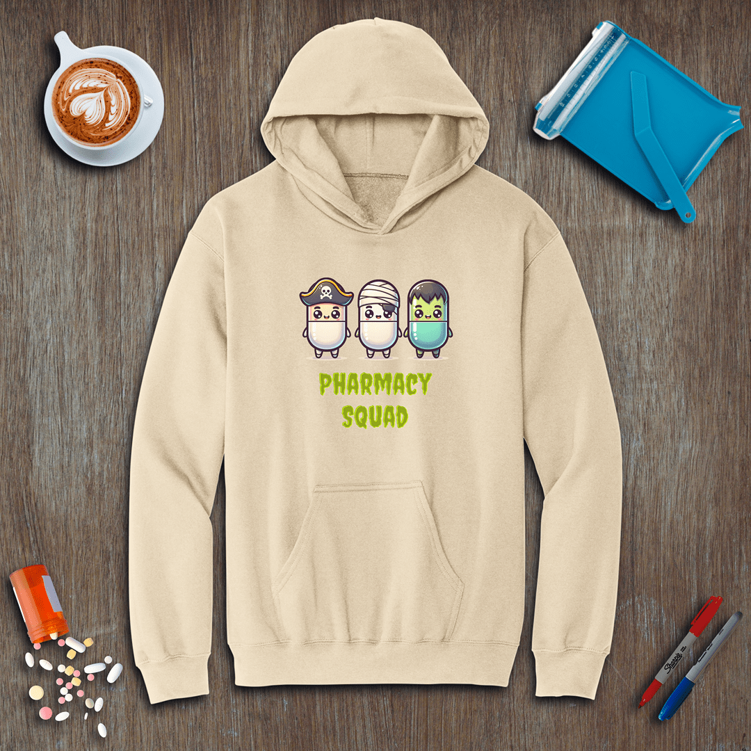 Pharmacy Squad of 3 - Halloween Fleece Hoodie