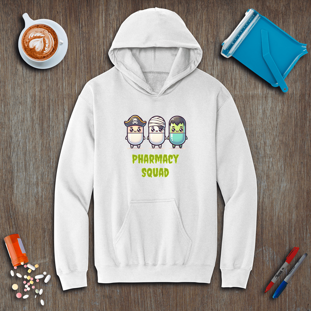Pharmacy Squad of 3 - Halloween Fleece Hoodie