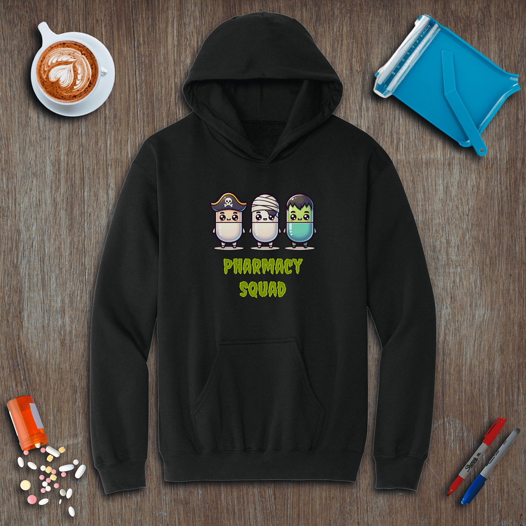 Pharmacy Squad of 3 - Halloween Fleece Hoodie