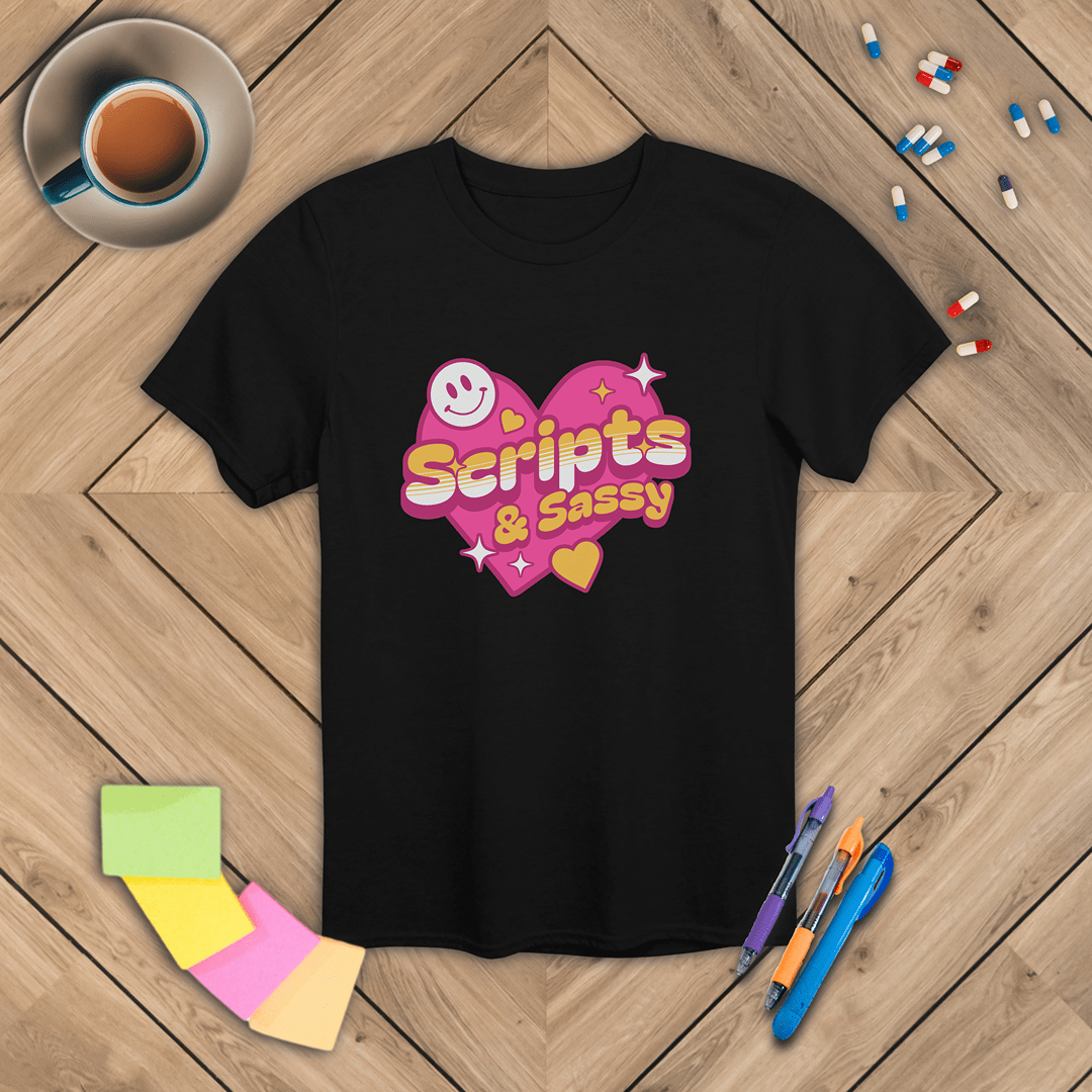 Scripts and Sassy T-Shirt