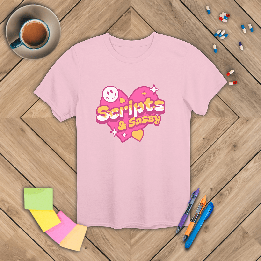 Scripts and Sassy T-Shirt