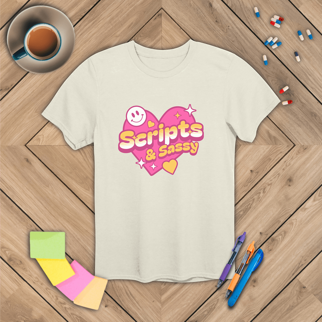 Scripts and Sassy T-Shirt