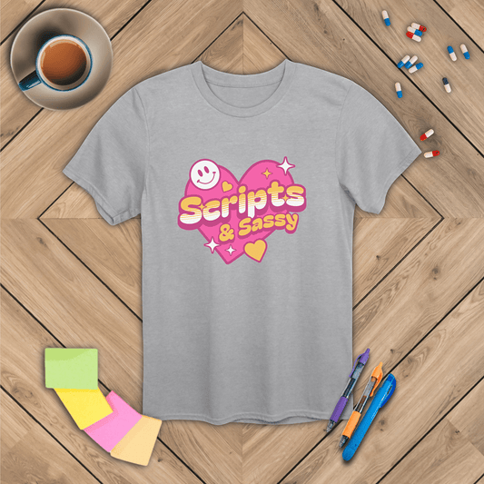 Scripts and Sassy T-Shirt