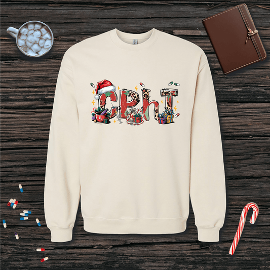 Holiday CPhT Christmas Fleece Crewneck Sweatshirt