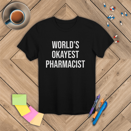 World's Okayest Pharmacist T-Shirt