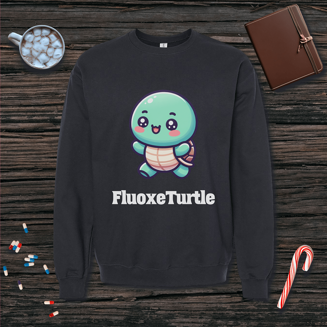 Fluoxeturtle v1 Fleece Crewneck Sweatshirt