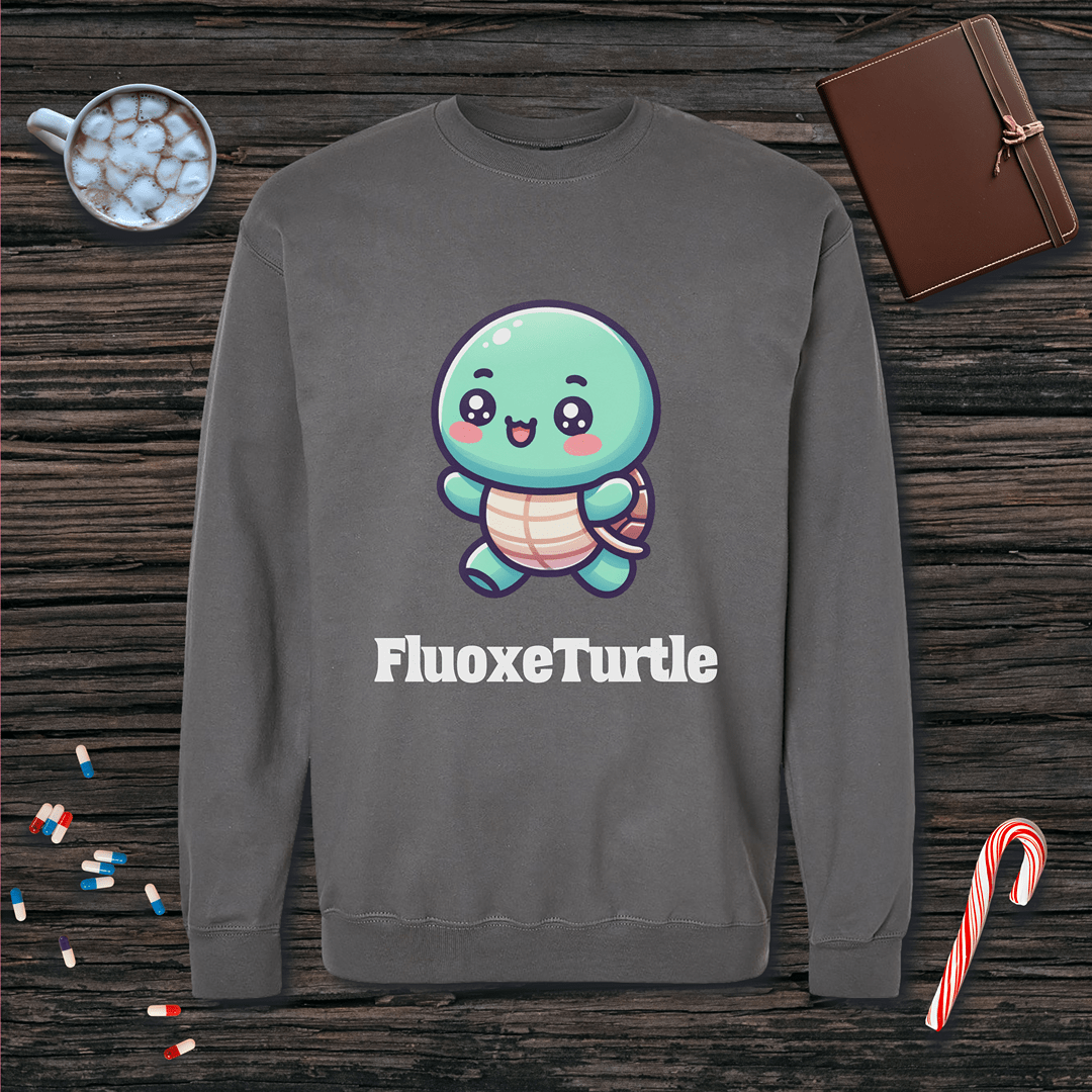 Fluoxeturtle v1 Fleece Crewneck Sweatshirt