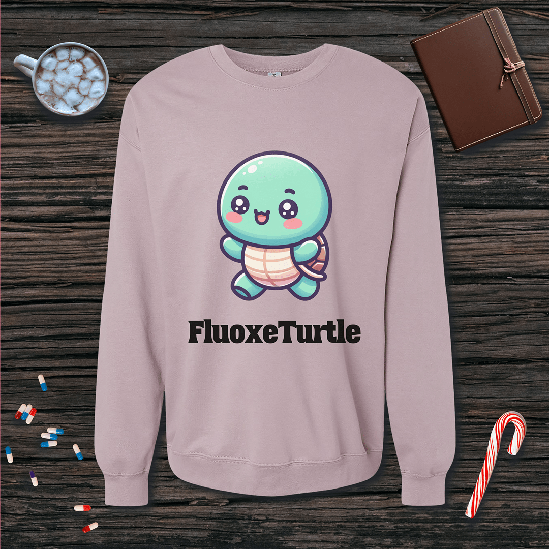 Fluoxeturtle v1 Fleece Crewneck Sweatshirt
