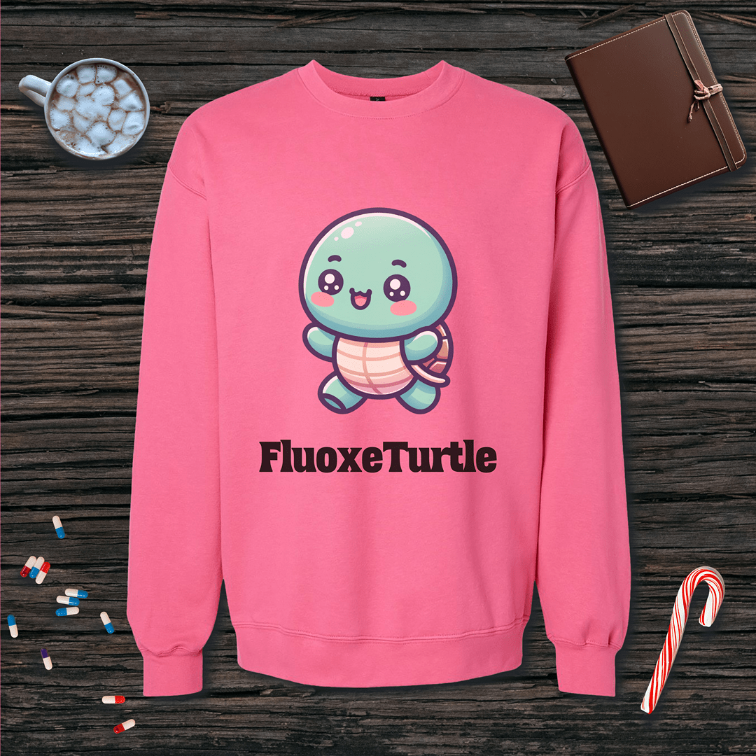 Fluoxeturtle v1 Fleece Crewneck Sweatshirt