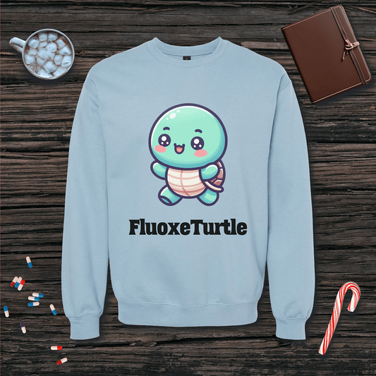 Fluoxeturtle v1 Fleece Crewneck Sweatshirt