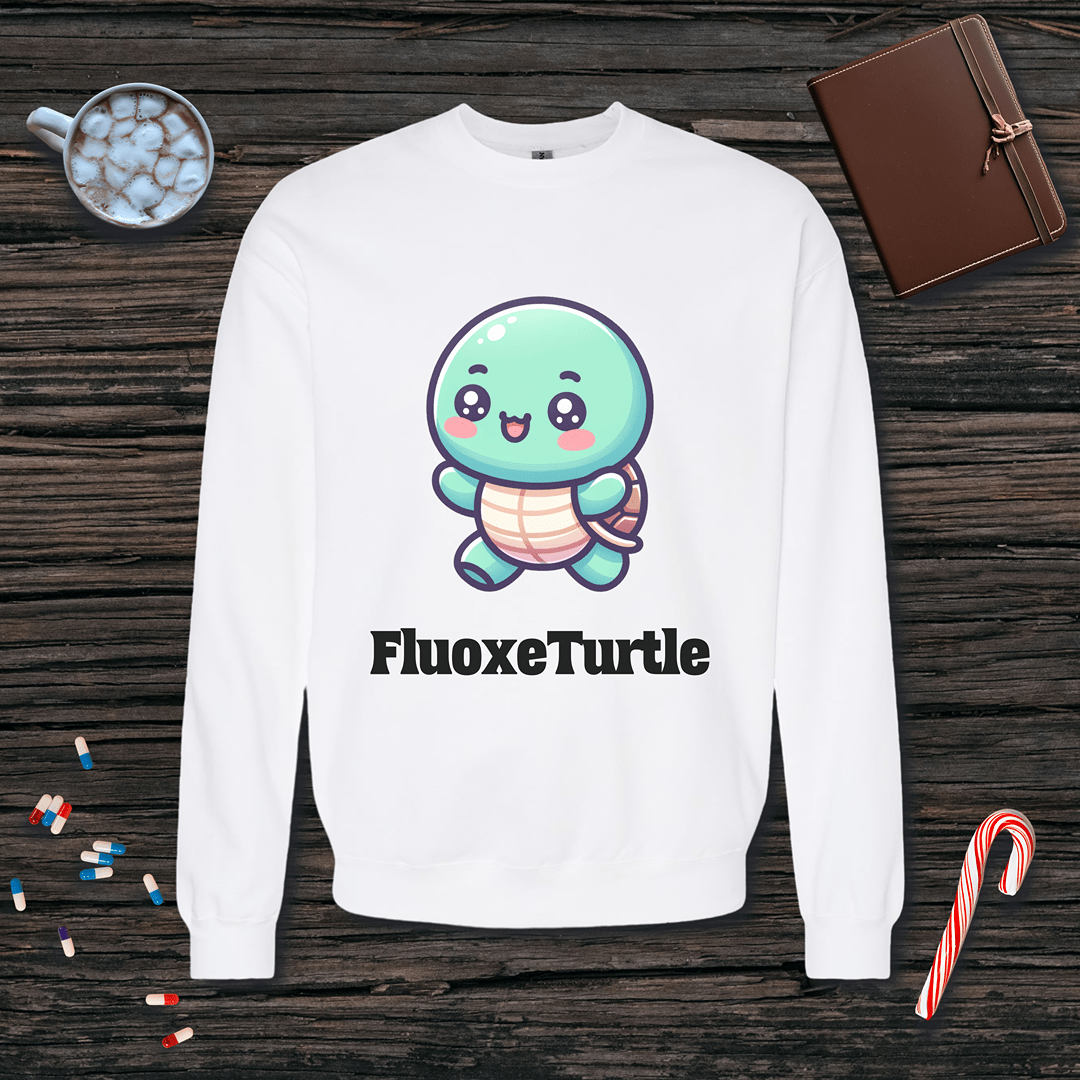 Fluoxeturtle v1 Fleece Crewneck Sweatshirt