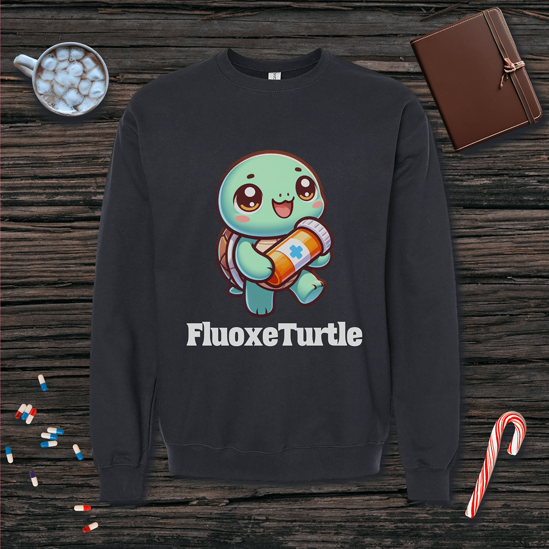 Fluoxeturtle v2 Fleece Crewneck Sweatshirt