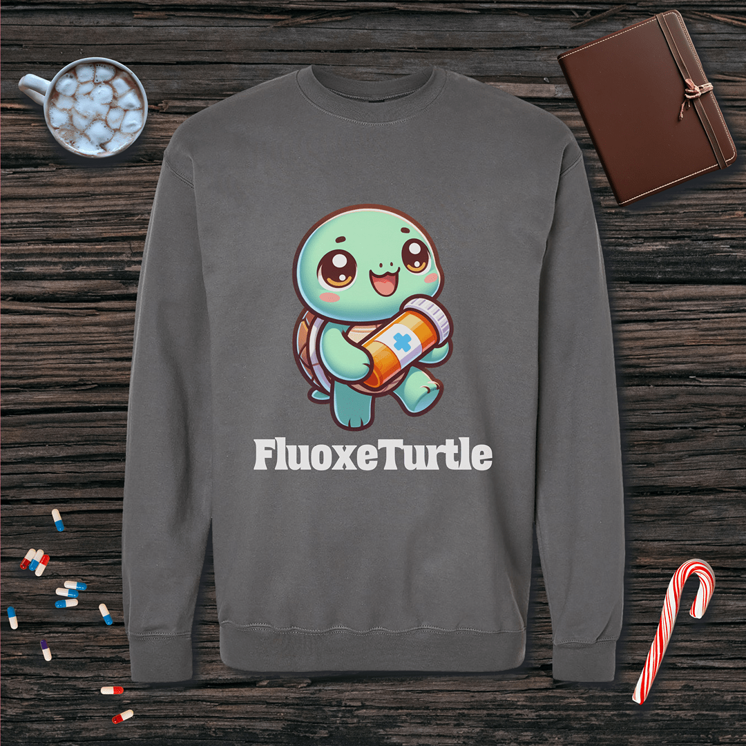 Fluoxeturtle v2 Fleece Crewneck Sweatshirt