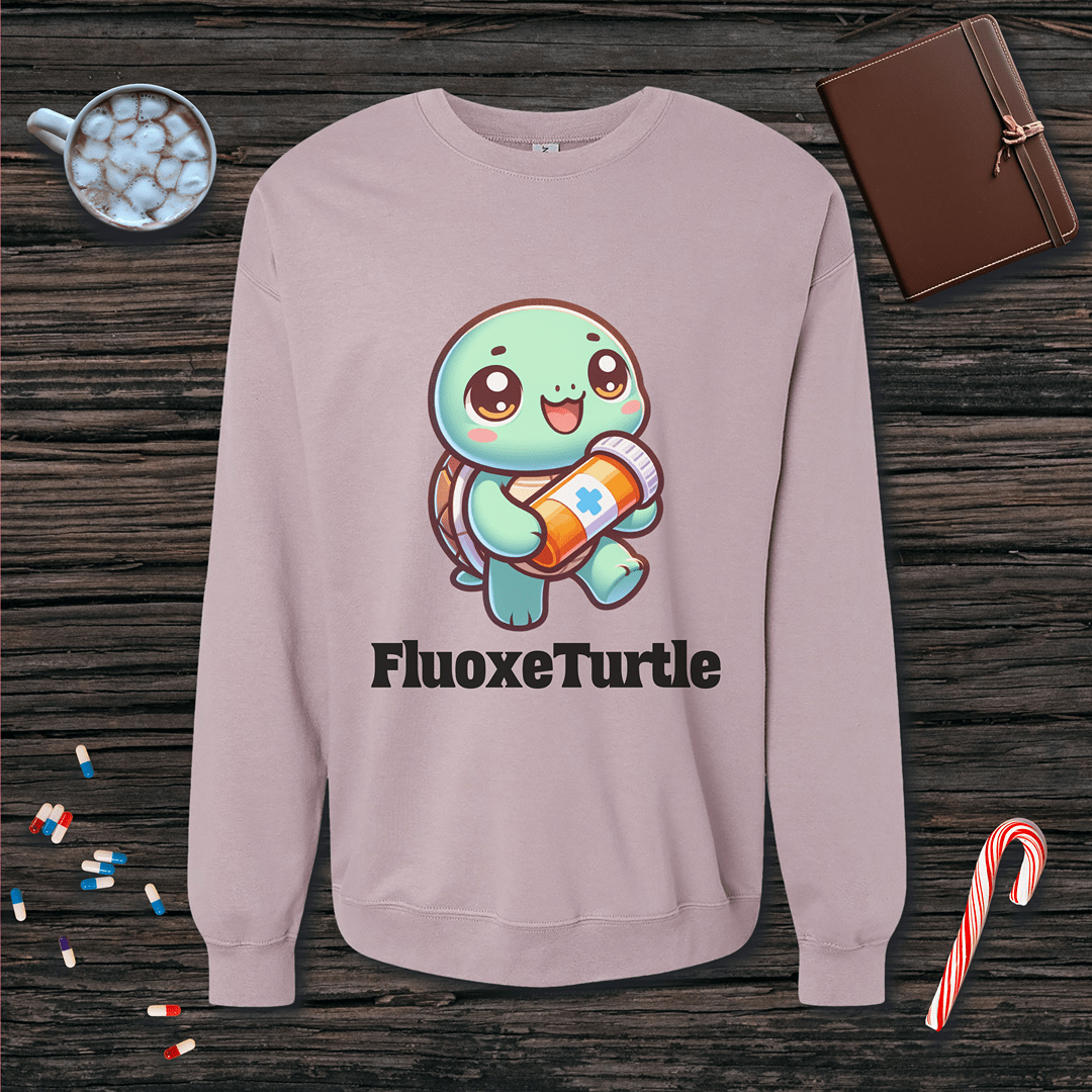 Fluoxeturtle v2 Fleece Crewneck Sweatshirt