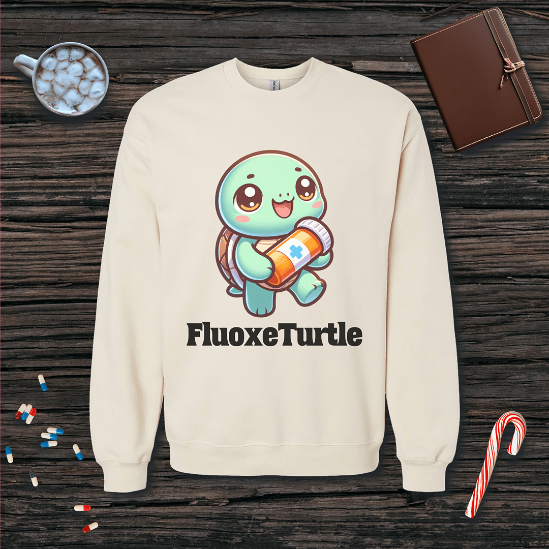 Fluoxeturtle v2 Fleece Crewneck Sweatshirt