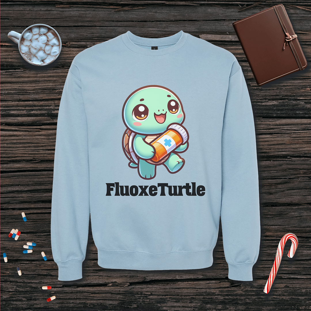 Fluoxeturtle v2 Fleece Crewneck Sweatshirt