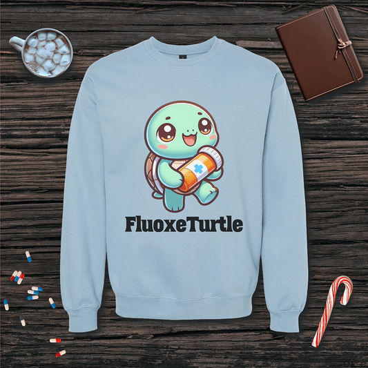 Fluoxeturtle v2 Fleece Crewneck Sweatshirt