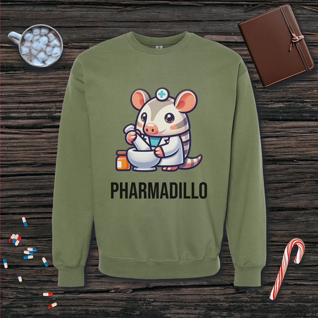Pharmadillo Fleece Crewneck Sweatshirt