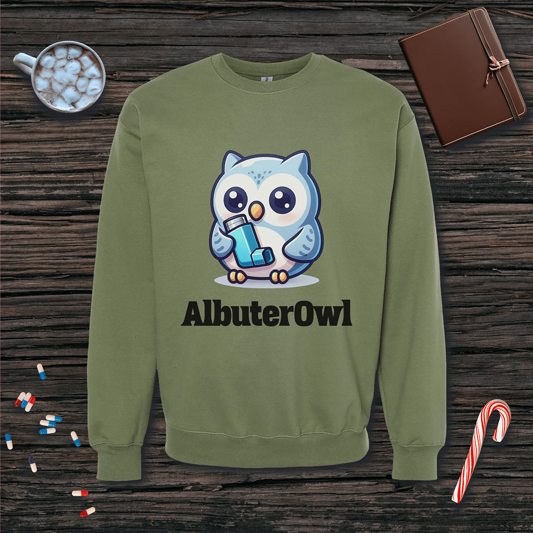 AlbuterOwl Fleece Crewneck Sweatshirt