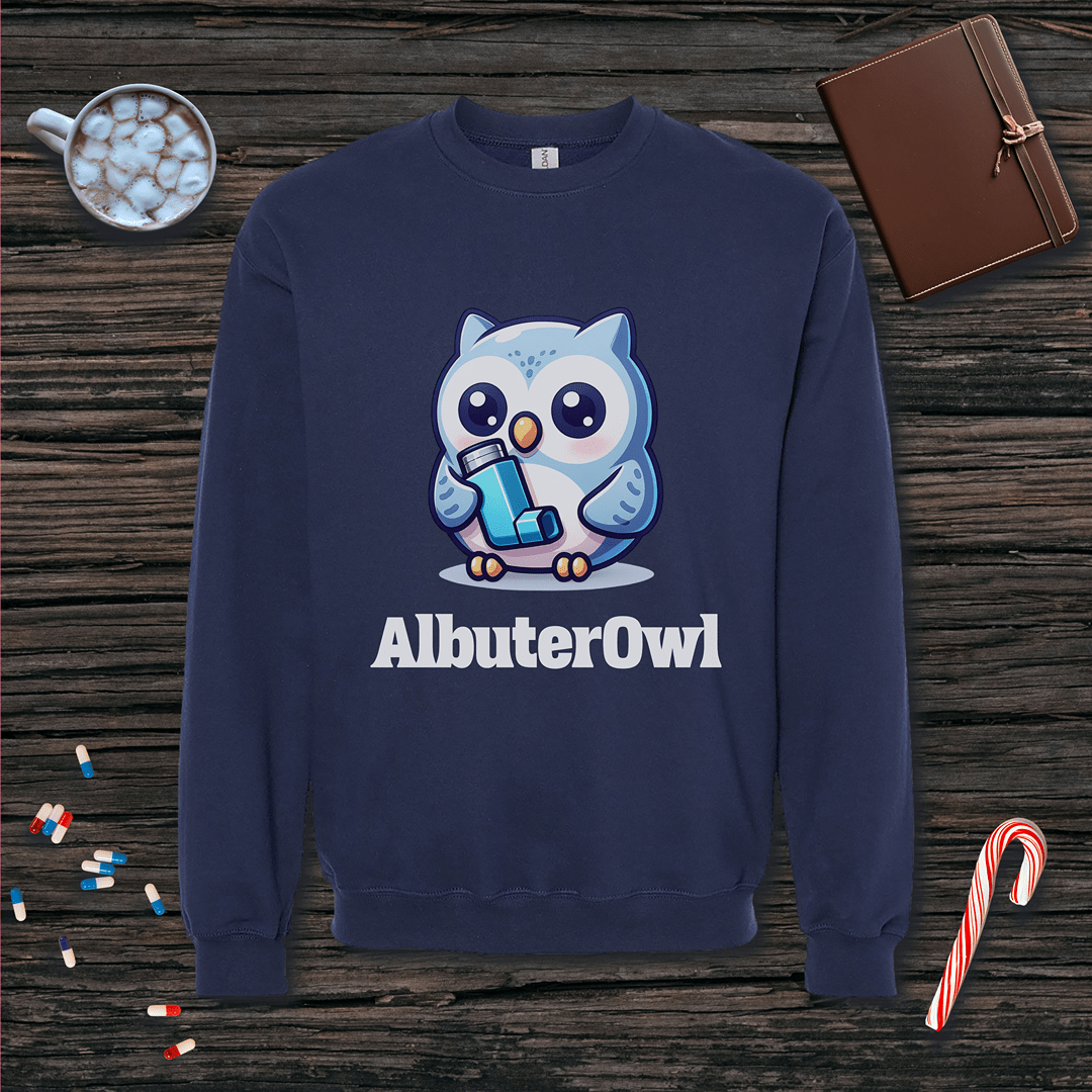 AlbuterOwl Fleece Crewneck Sweatshirt
