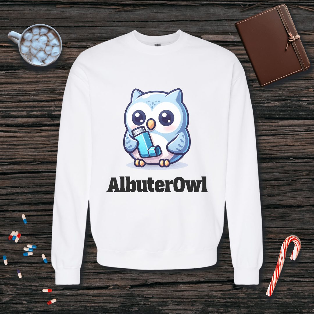AlbuterOwl Fleece Crewneck Sweatshirt