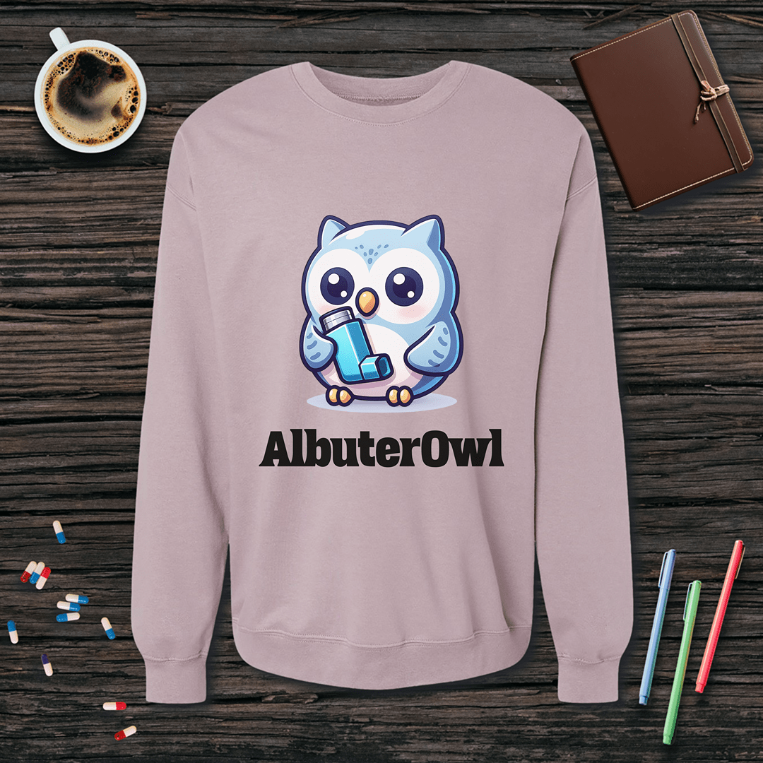 AlbuterOwl Fleece Crewneck Sweatshirt