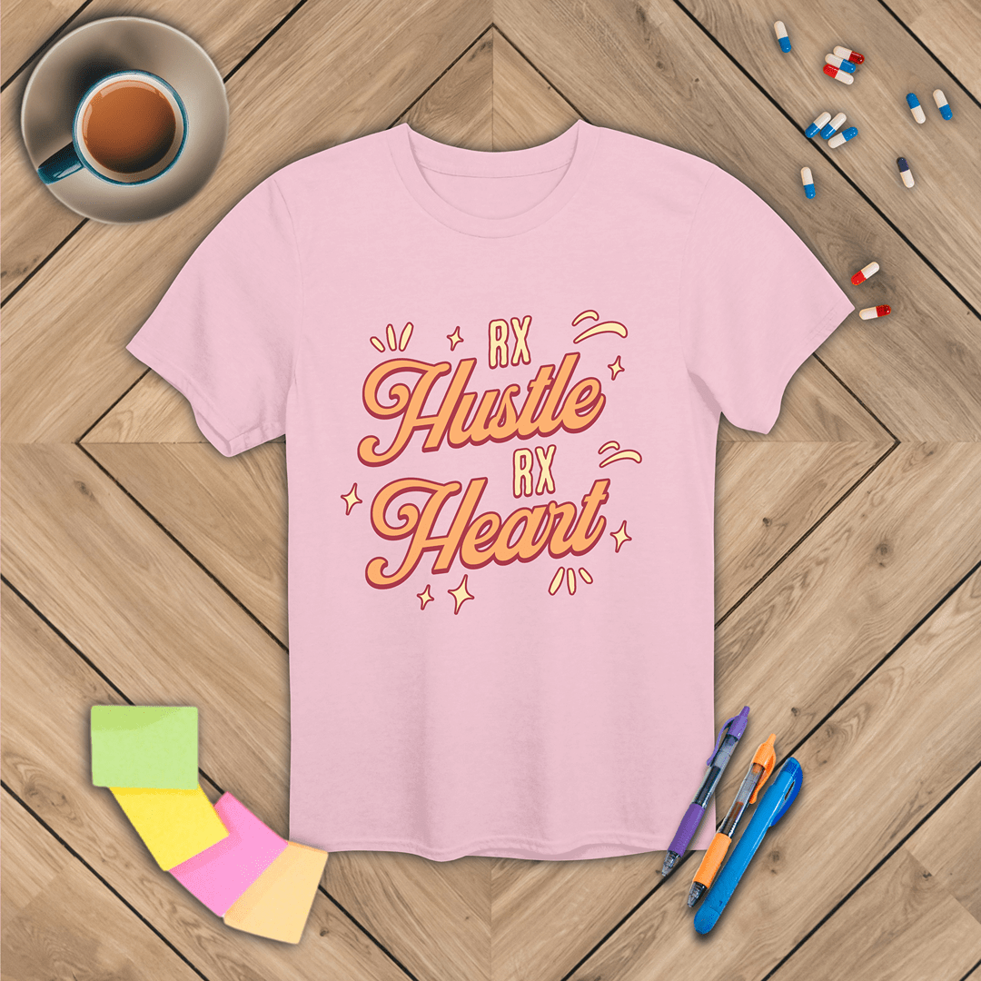 Rx Hustle Rx Heart T-Shirt
