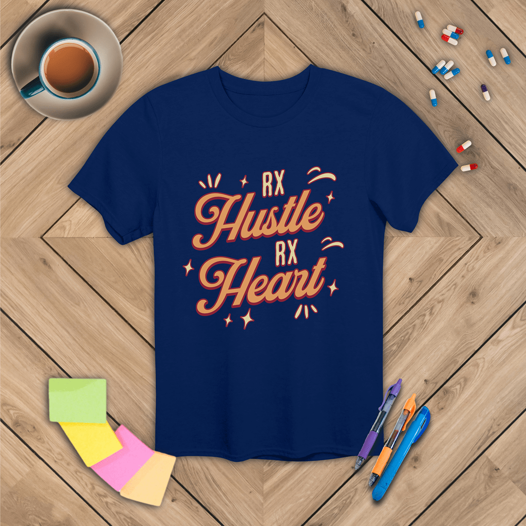 Rx Hustle Rx Heart T-Shirt