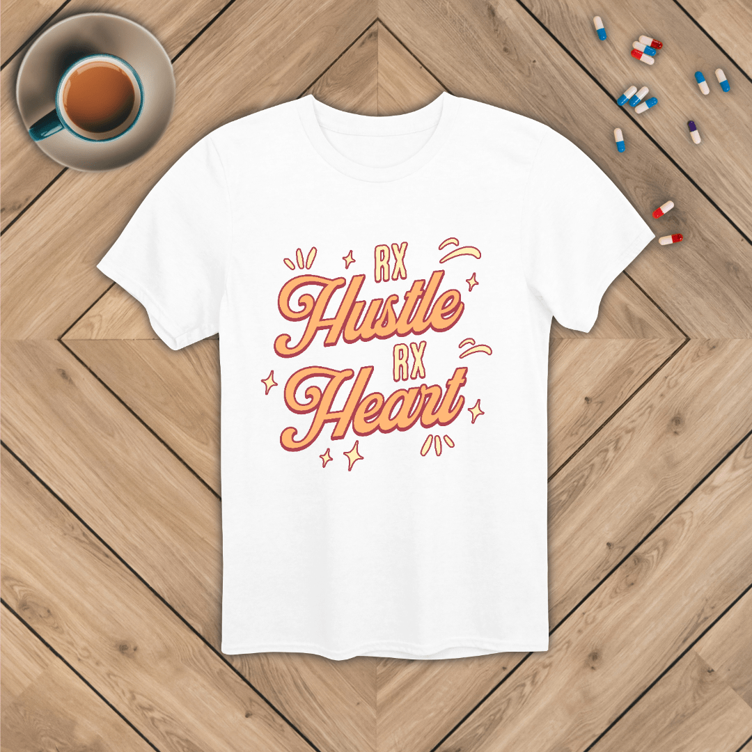 Rx Hustle Rx Heart T-Shirt