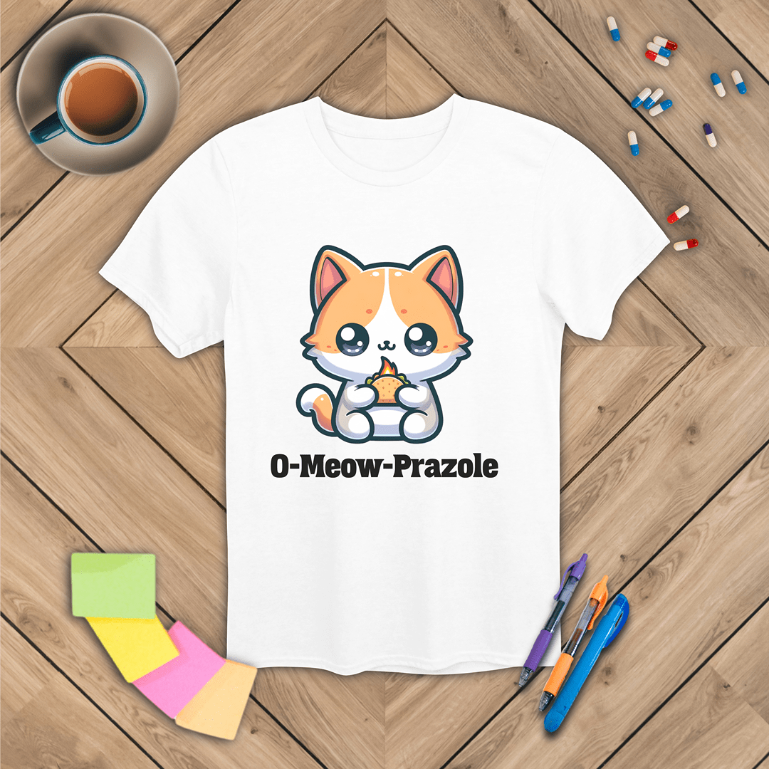 O-Meow-Prazole T-Shirt
