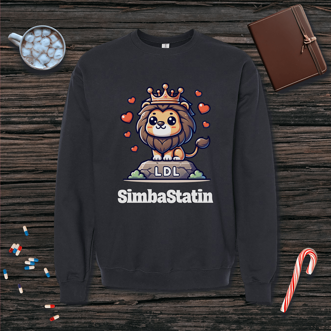 SimbaStatin Fleece Crewneck Sweatshirt