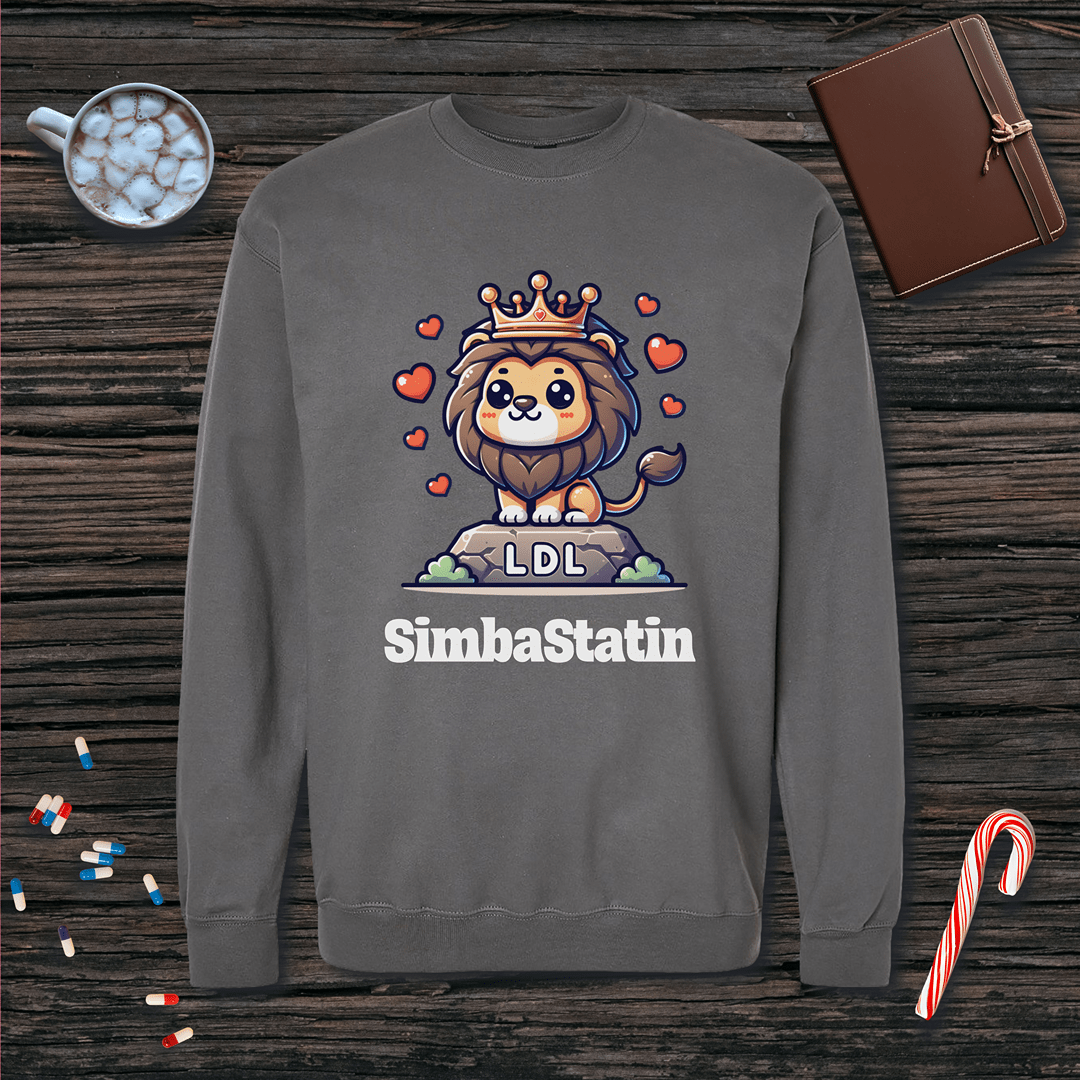 SimbaStatin Fleece Crewneck Sweatshirt