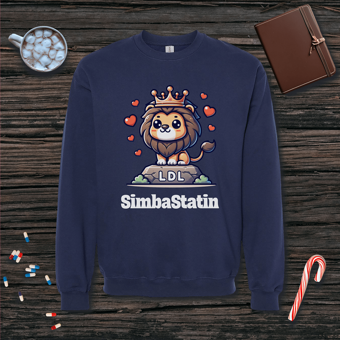 SimbaStatin Fleece Crewneck Sweatshirt