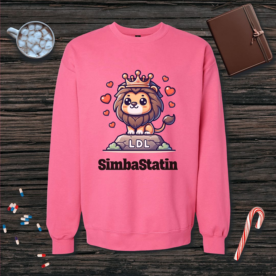 SimbaStatin Fleece Crewneck Sweatshirt