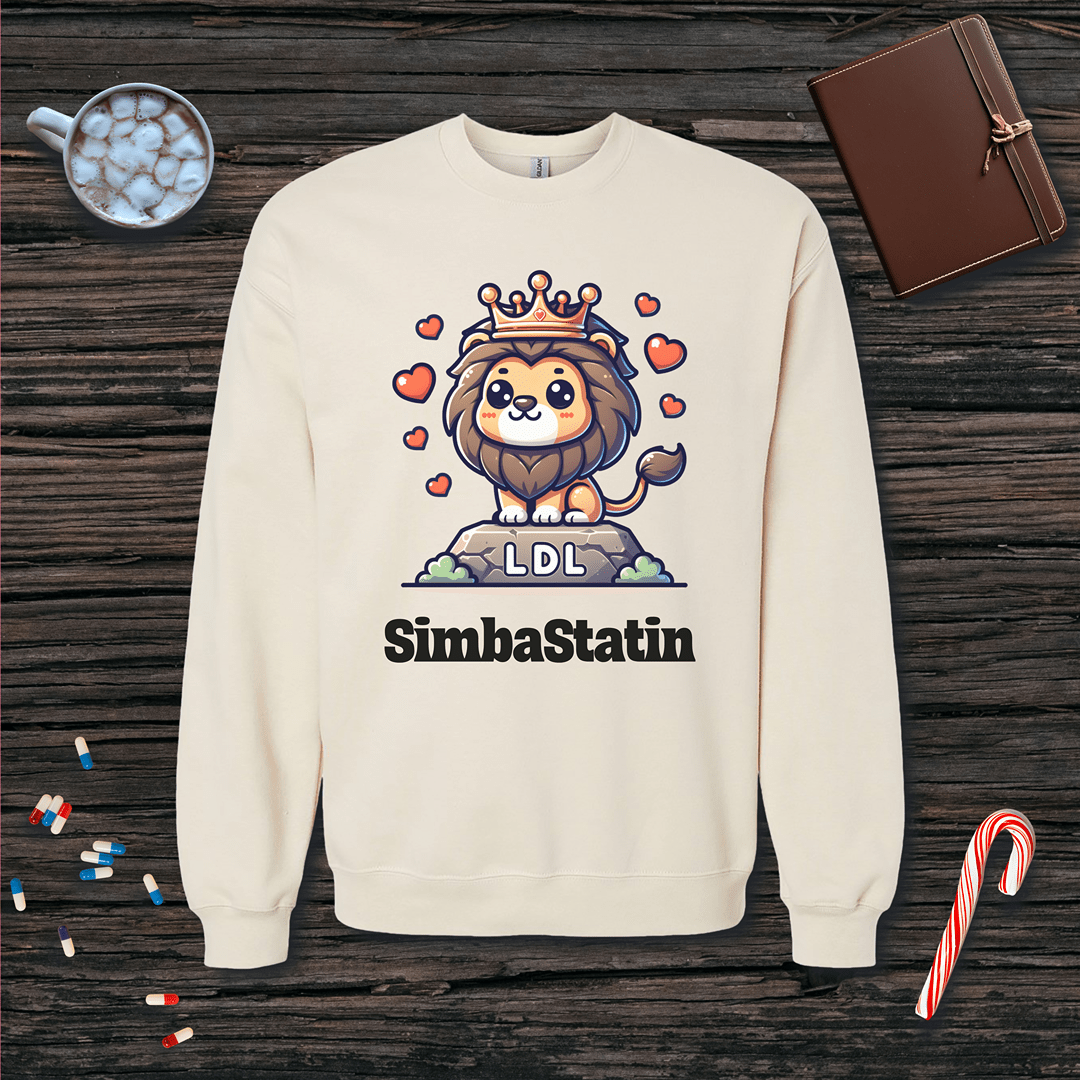 SimbaStatin Fleece Crewneck Sweatshirt