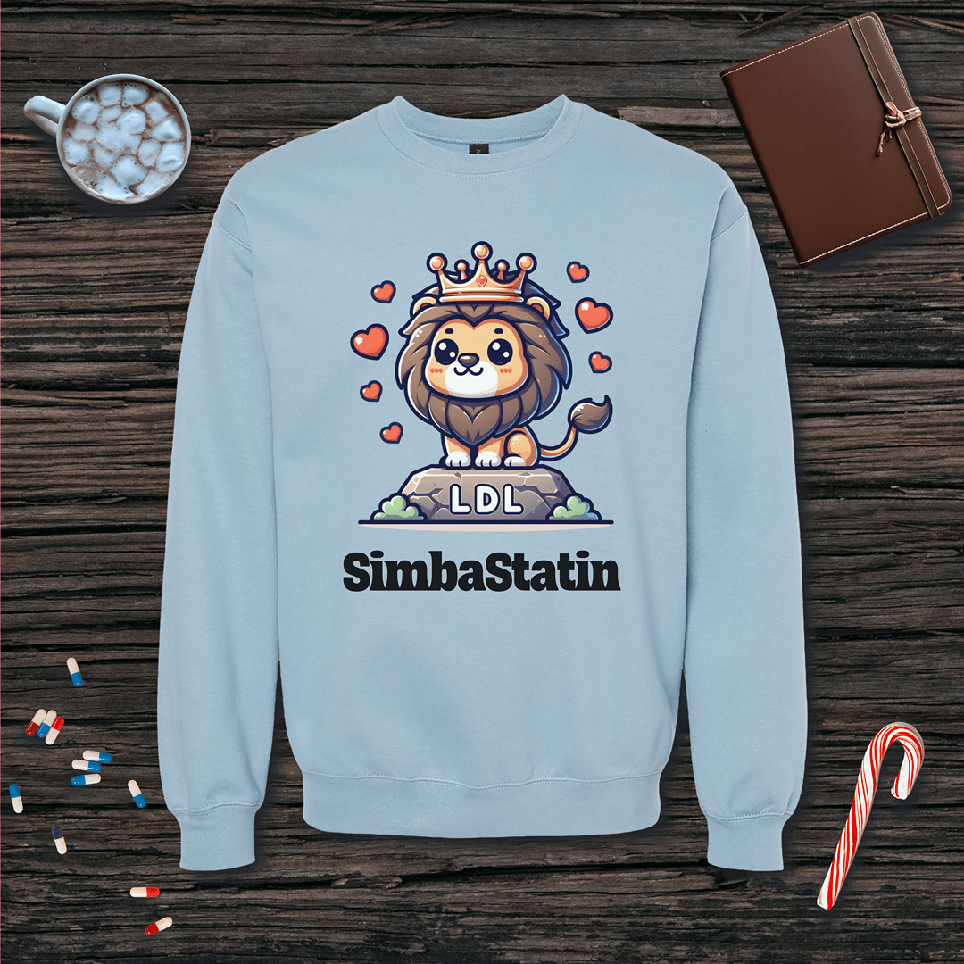 SimbaStatin Fleece Crewneck Sweatshirt