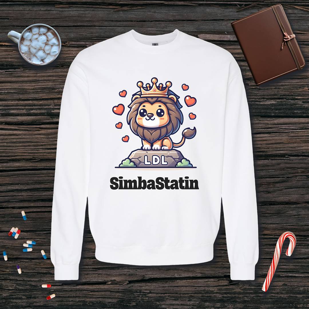 SimbaStatin Fleece Crewneck Sweatshirt