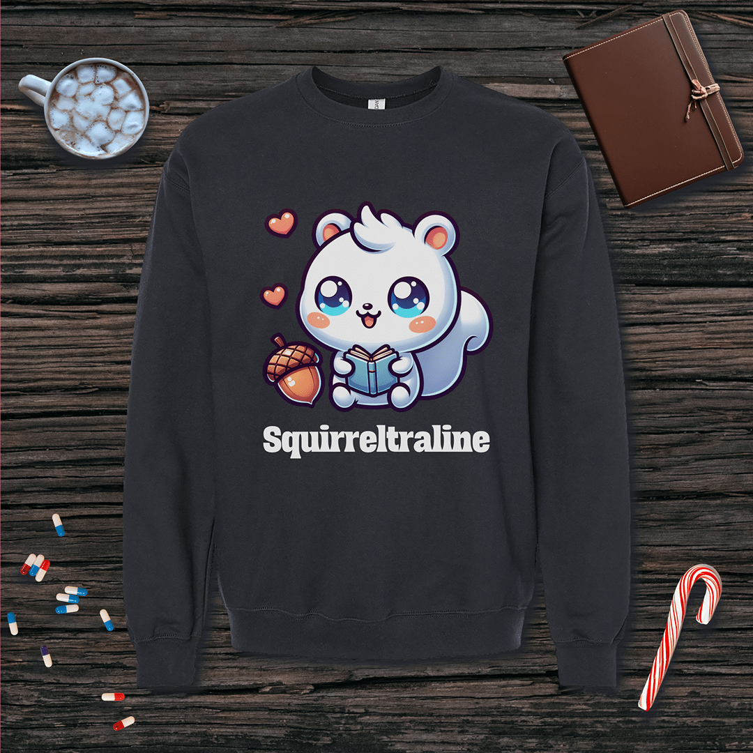 Squirreltraline Fleece Crewneck Sweatshirt
