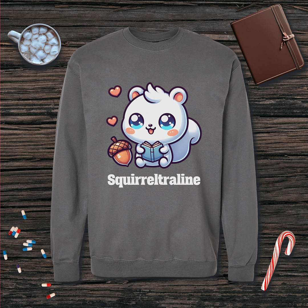 Squirreltraline Fleece Crewneck Sweatshirt