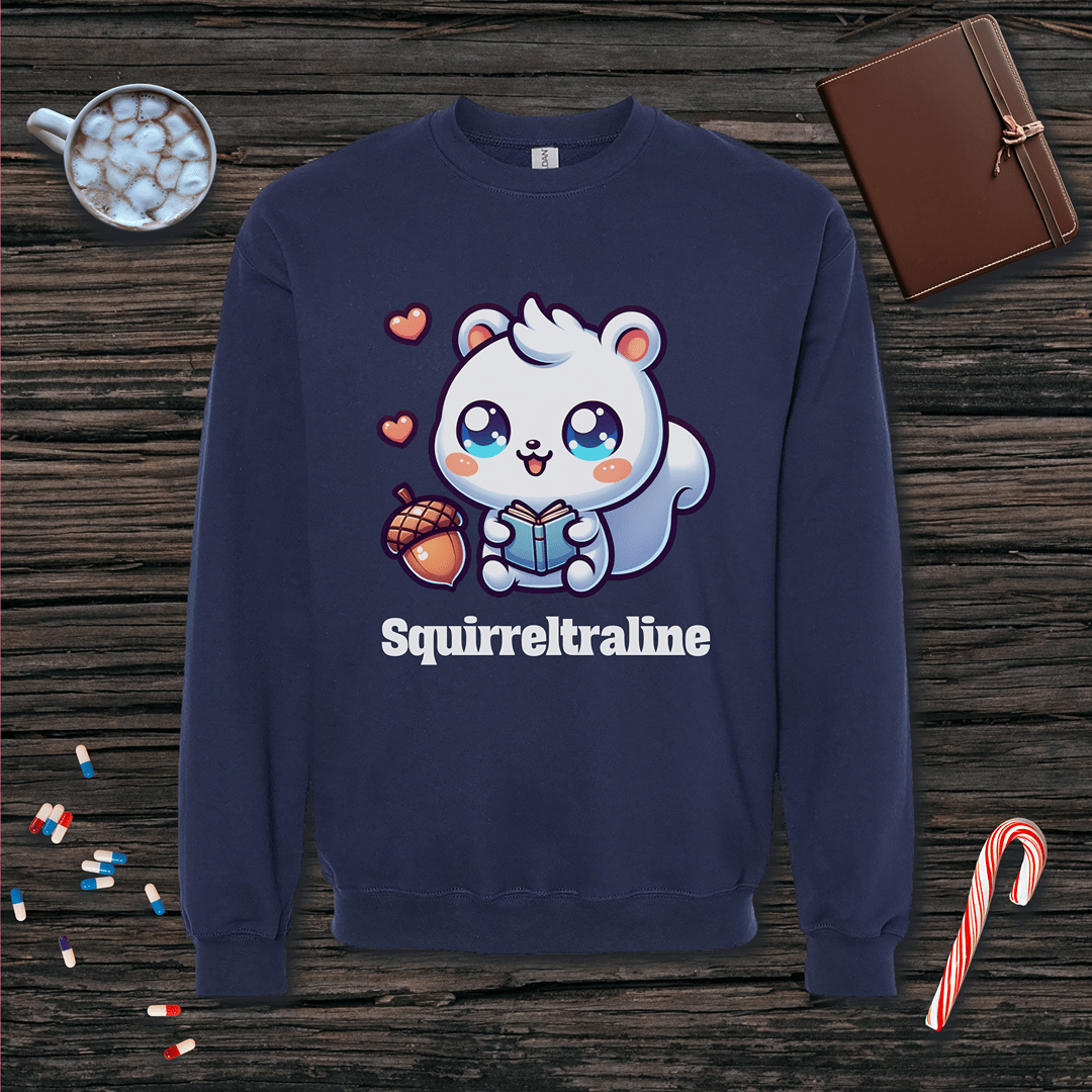 Squirreltraline Fleece Crewneck Sweatshirt