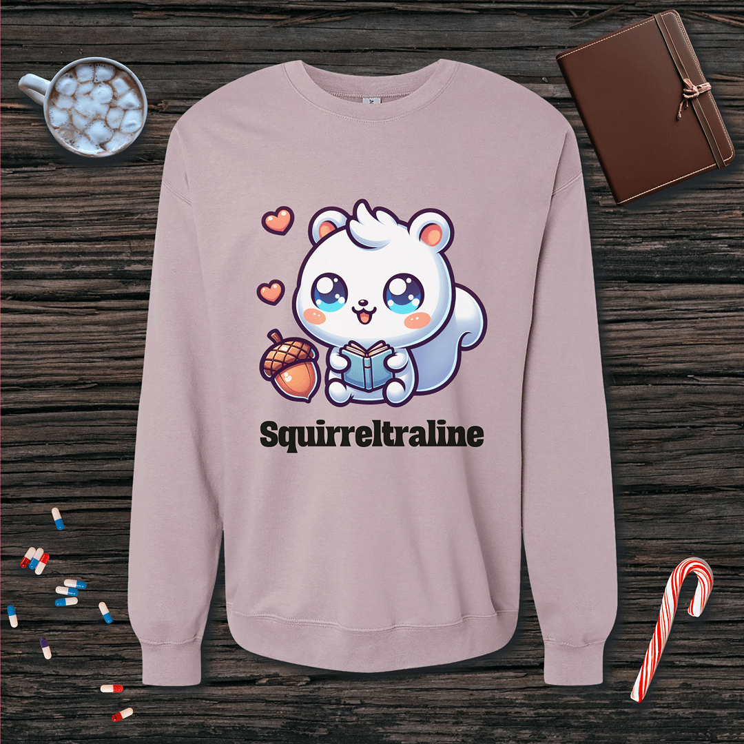 Squirreltraline Fleece Crewneck Sweatshirt