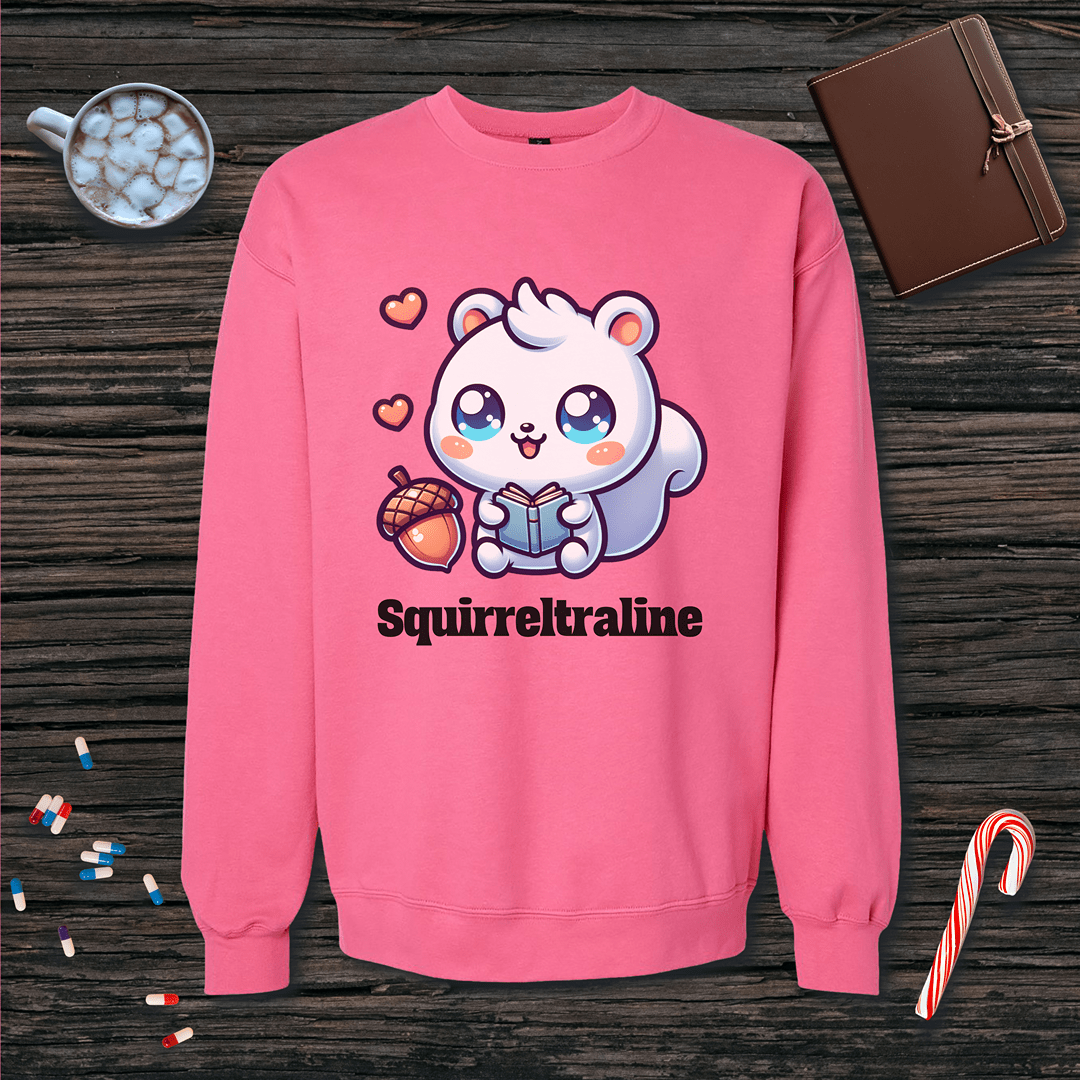 Squirreltraline Fleece Crewneck Sweatshirt