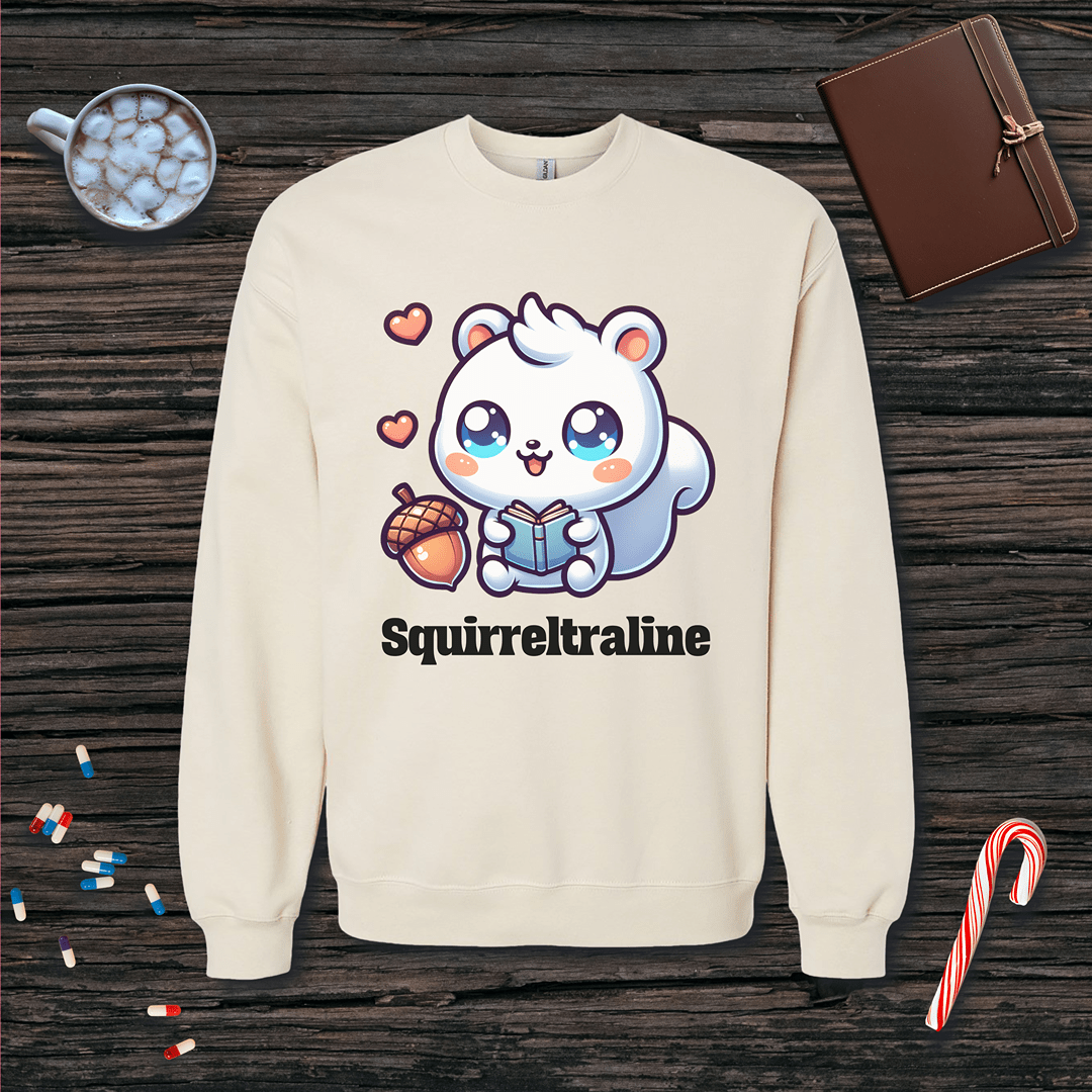 Squirreltraline Fleece Crewneck Sweatshirt