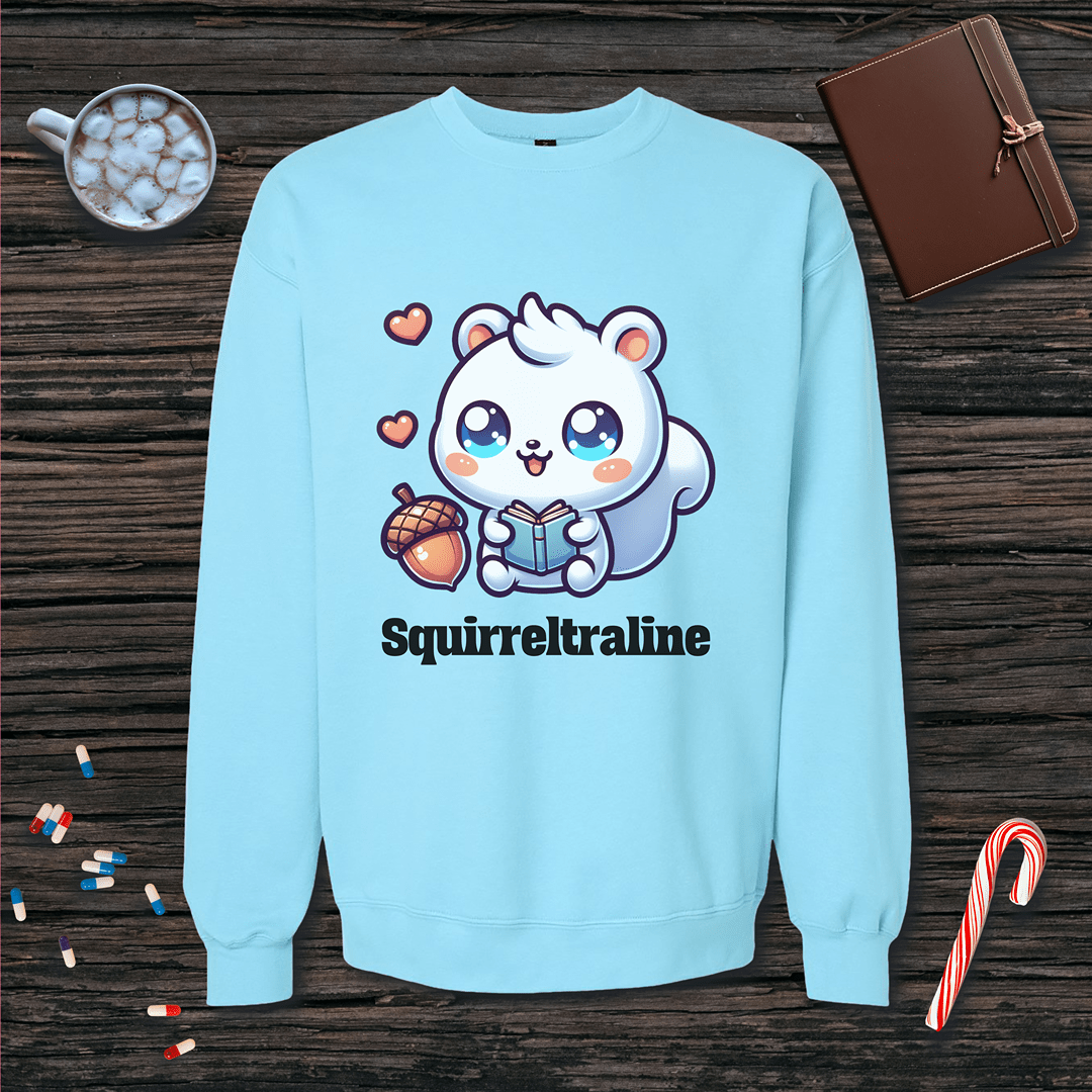 Squirreltraline Fleece Crewneck Sweatshirt