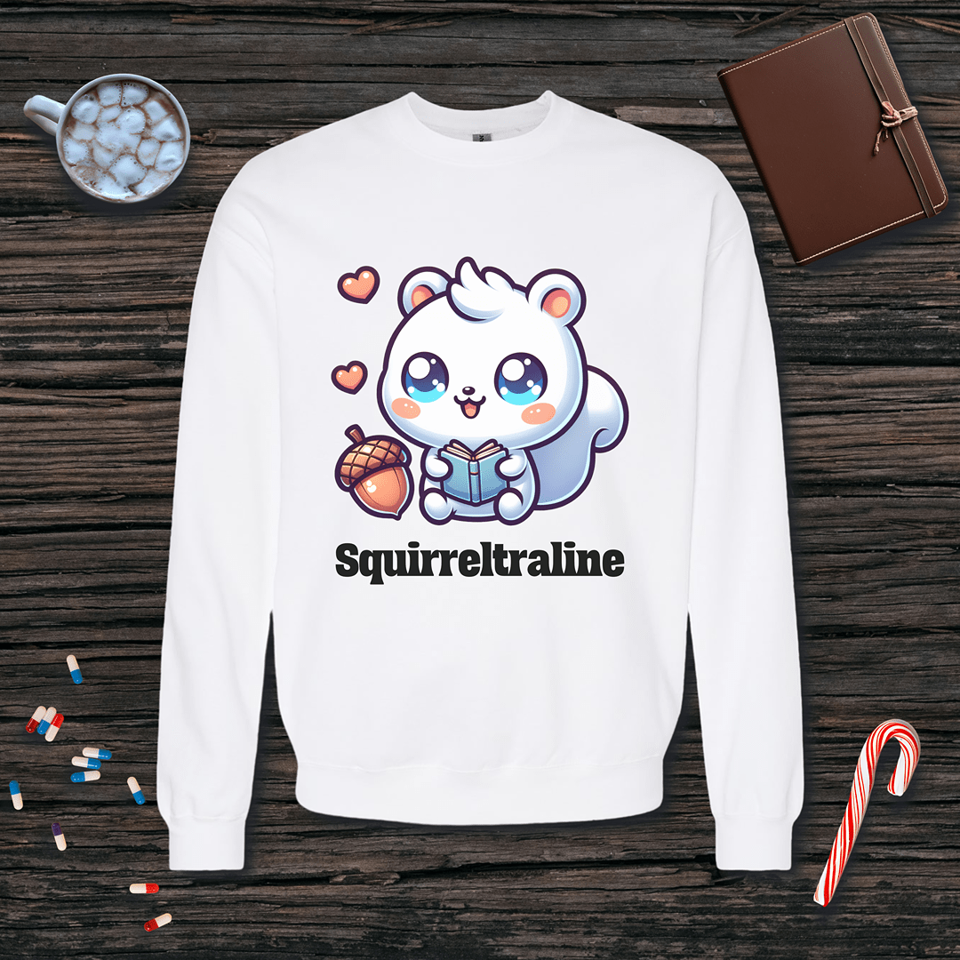 Squirreltraline Fleece Crewneck Sweatshirt