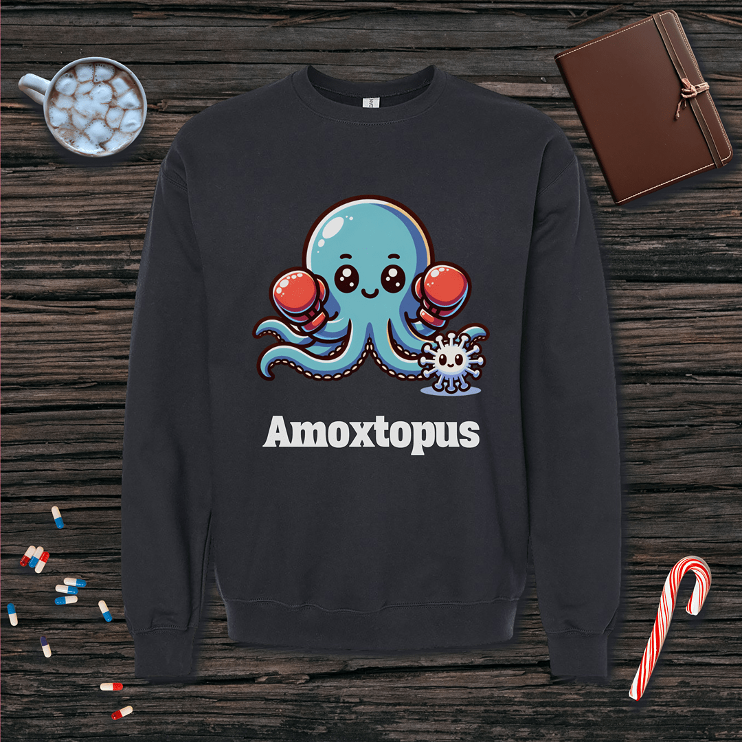 Amoxtopus Fleece Crewneck Sweatshirt
