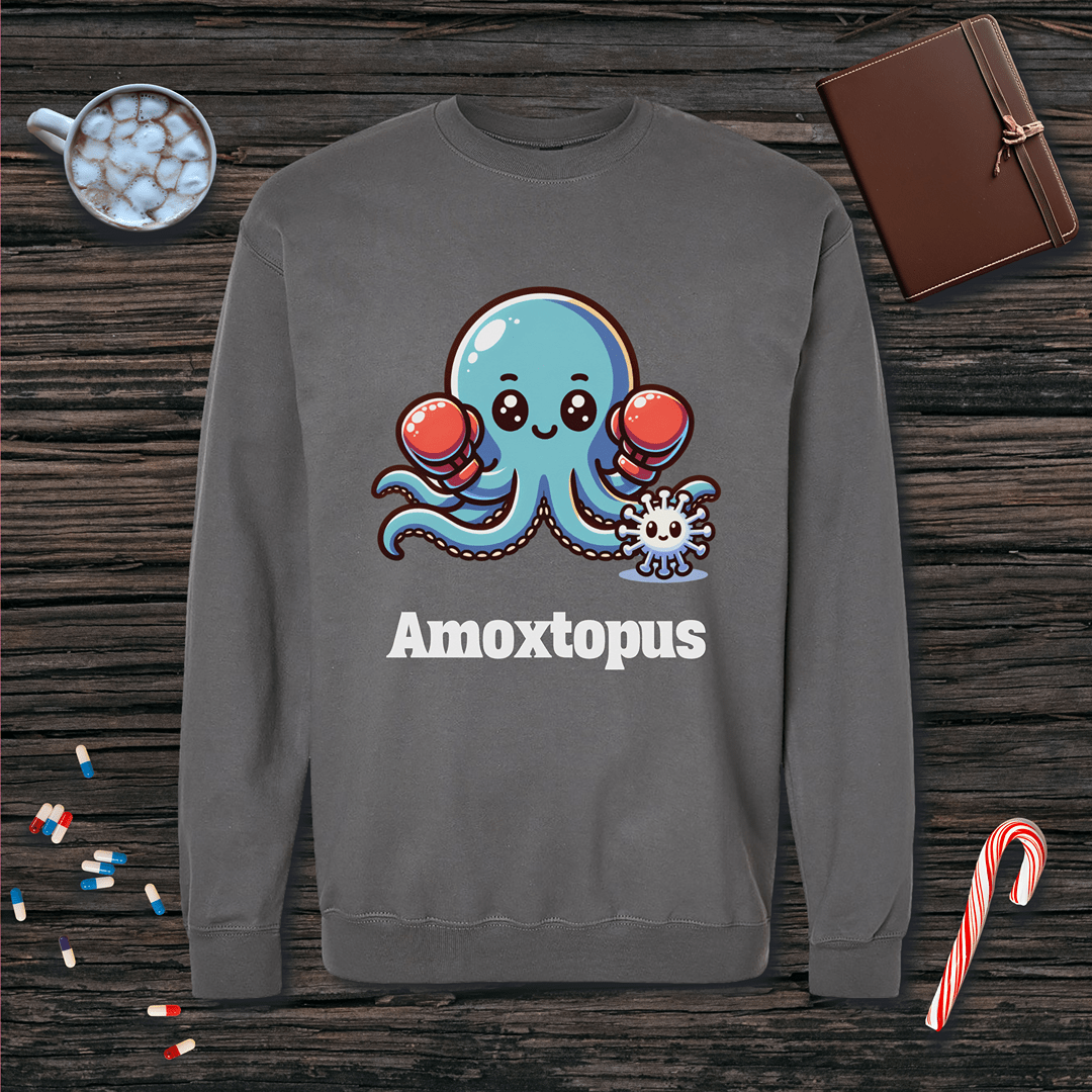 Amoxtopus Fleece Crewneck Sweatshirt