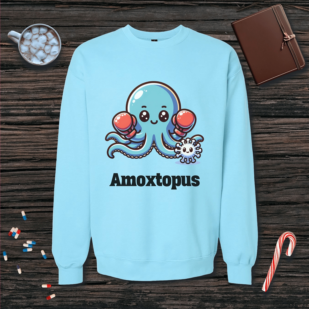 Amoxtopus Fleece Crewneck Sweatshirt