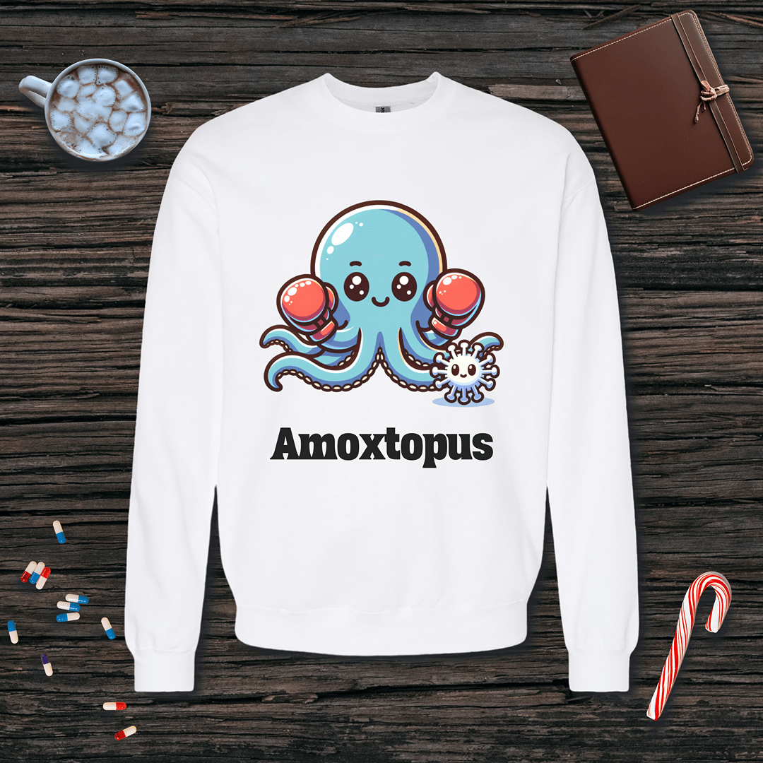 Amoxtopus Fleece Crewneck Sweatshirt